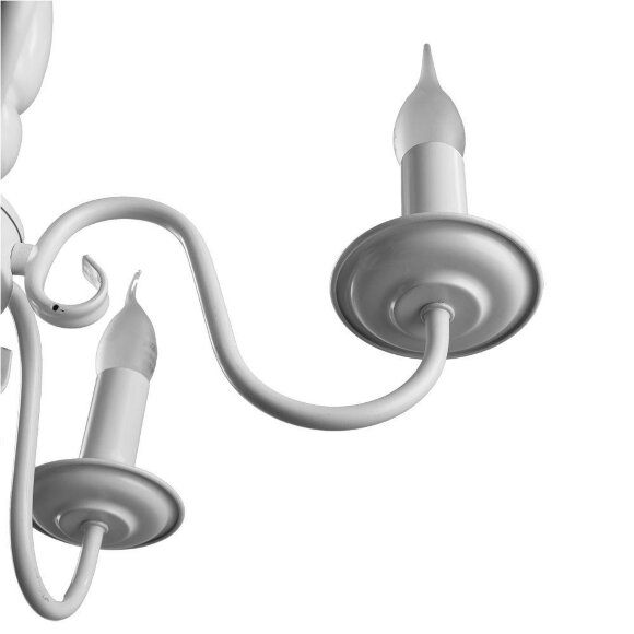 Подвесная люстра, вид ретро Antwerpen Arte Lamp цвет:  белый - A1029LM-5WC