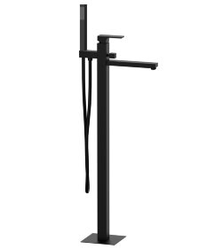 Напольный смеситель для ванны (черный матовый) Remer Absolute AU08NO