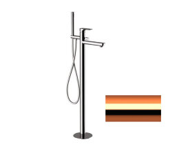 Напольный смеситель для ванны, цвет: медь REMER Infinity I08RL