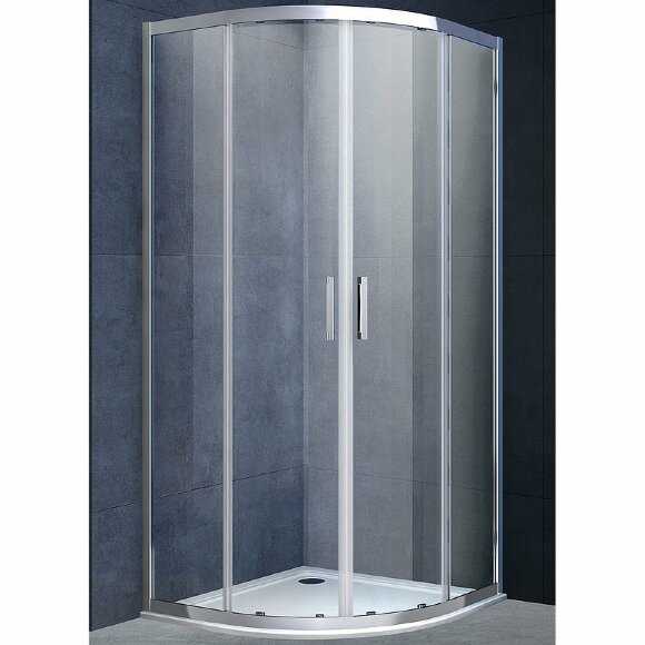 Душевой уголок Vincea (Италия), 80x80 профиль Хром стекло прозрачное Alpha - VSQ-3AL800CL