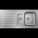Hansgrohe раковина для кухни, врезная с крылом и двумя чашами 150/340, S41, матовая нержавеющая сталь арт. 43342800
