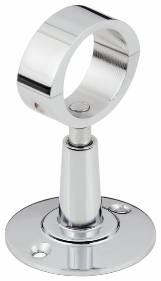 Кронштейн (ХРОМ) для ПС "Стилье" М-, П-образный разъёмное кольцо d-28 мм (комплект)