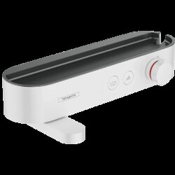 Hansgrohe смеситель для ванны с термостатом с полочкой, ShowerTablet Select, матовый белый арт. 24340700 Hansgrohe смеситель для ванны с термостатом с полочкой, ShowerTablet Select, матовый белый арт. 24340700