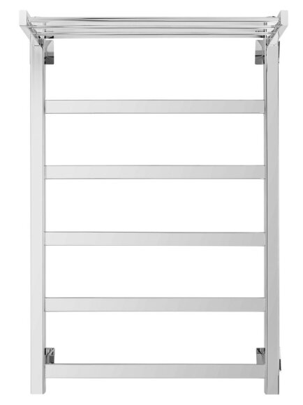 Полотенцесушитель электрический, хром, Secado 80x40, Корсико 1 СП - 4603759400006