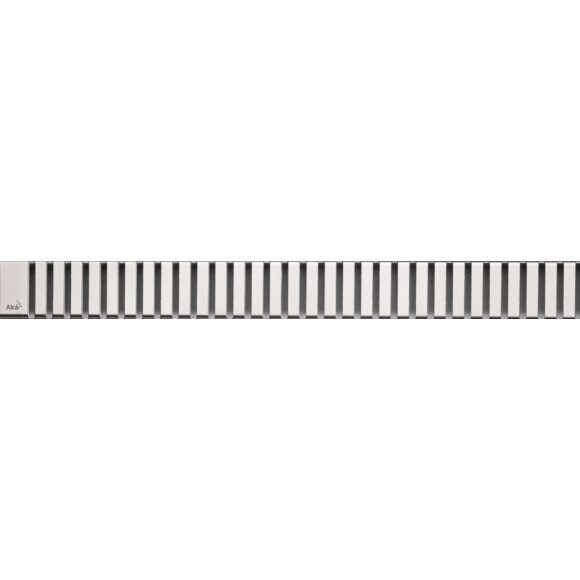 Решетка для лотка хром матовый Alcaplast Line арт. LINE-650M