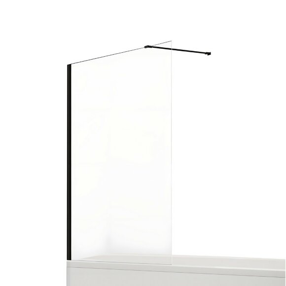 Шторка для ванны 90 см New modus black New Trendy черный арт. EXK-1929-WP