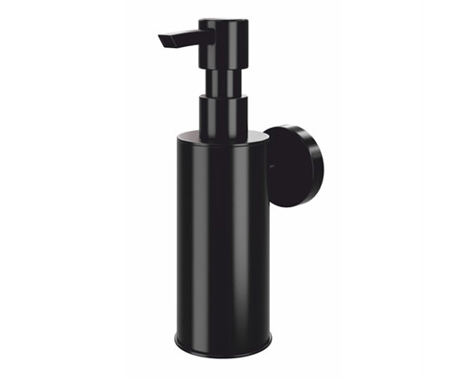 Дозатор для жидкого мыла, антивандальный K-1399BLACK  WasserKRAFT цвет: Черный