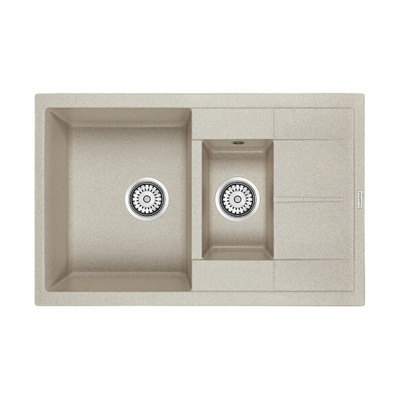 Кухонная мойка из кварца Feste Paulmark 775х495 мм, PM237850-BE цвет: бежевый