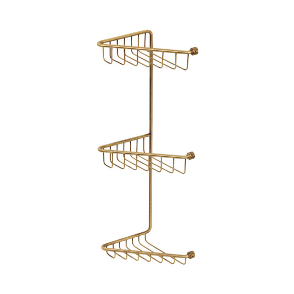 Решетка угловая тройная, L16xP16xH50 см., Migliore Complementi, бронза арт. 22031