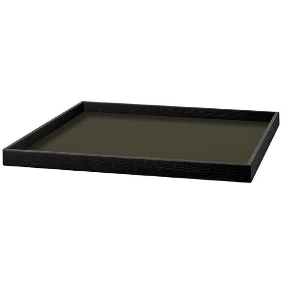 Поднос Mondo ADJ Италия, 25x25xH3 цвет: горчичный (оливковый) арт. 0062.40/55