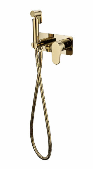 Гигиенический душ со смесителем Spectre 457-G Золото Boheme