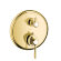 Термостат с запорным/переключающим вентилем, СМ, 2 потребителя (рычажные рук.), Внешняя часть, Montreux 16821990 цвет: полированное золото, Axor