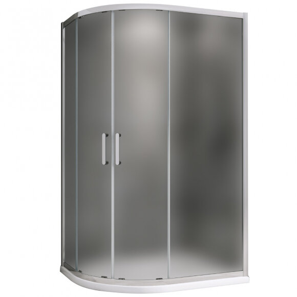 Душевой уголок Schwarzer Diamant 1100x900мм, Хром, ABBER арт. AG01119M