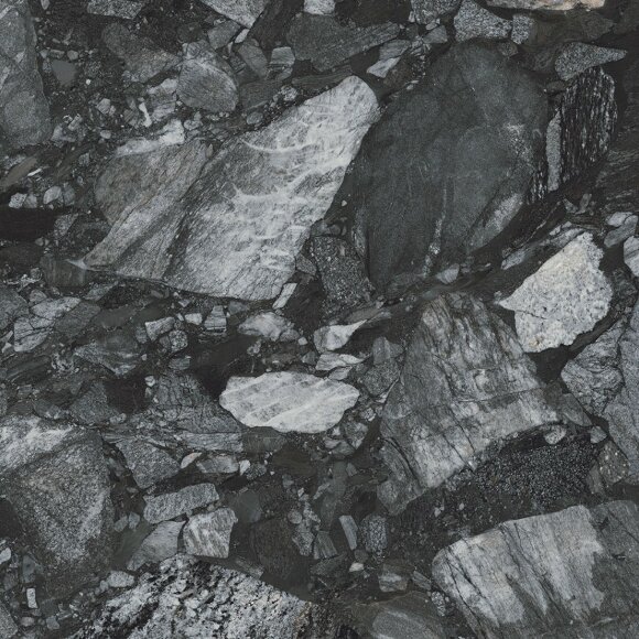 Керамогранит Stone river black nplus 89,8x89,8 Fanal STONE RIVER арт. 78797397