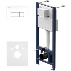 Инсталляция для подвесного унитаза с клавишей смыва белый глянец AM.PM Pro арт. I012704.8001