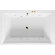Акриловая ванна Crown Lux 190x120 с гидромассажем Excellent, WAEX.CRO19.SOFT.GL
