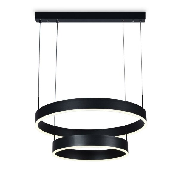 Подвесной светодиодный светильник ACRYLICA хай-тек FA6612, Ambrella light цвет: черный
