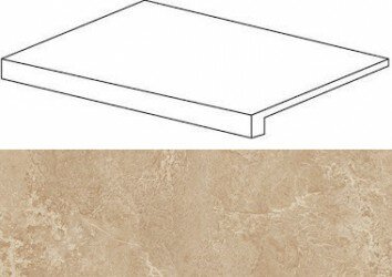 Ступень Atlas Concorde Russia Force Beige Scalino Frontale 620070001011 33x120