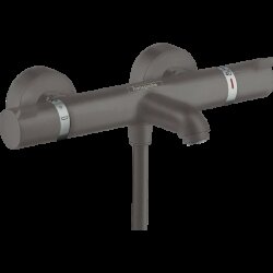 Hansgrohe смеситель для ванны с термостатом, Ecostat Comfort, матовый черный арт. 13114340 Hansgrohe смеситель для ванны с термостатом, Ecostat Comfort, матовый черный арт. 13114340