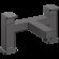 Hansgrohe смеситель для ванны на 2 отверстия, Vernis Shape, матовый черный арт. 71452670