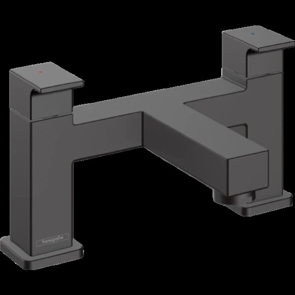 Hansgrohe смеситель для ванны на 2 отверстия, Vernis Shape, матовый черный арт. 71452670