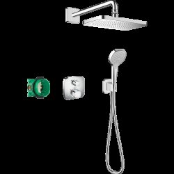 Hansgrohe душевая система скрытого монтажа с термостатом, Croma E, глянцевый хром арт. 27953000 Hansgrohe душевая система скрытого монтажа с термостатом, Croma E, глянцевый хром арт. 27953000