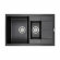 Кухонная мойка из кварца Feste Paulmark 775х495 мм, PM237850-BL цвет: черный