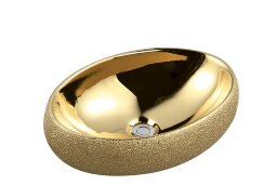 Раковина ОВАЛ 48х34х15см, Boheme NeoArt арт. 860 цвет: Золото (860)