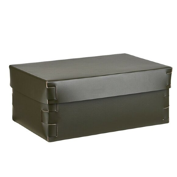 Коробка Snob ADJ Италия, 32x20xH13,5 цвет: оливковый (горчичный) арт. 3220.55/40