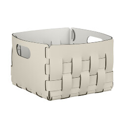 Корзинка Bottega ADJ Италия, 25x25xH20 цвет: панна котта (белый) арт. 1044.16/10 Корзинка Bottega ADJ Италия, 25x25xH20 цвет: панна котта (белый) арт. 1044.16/10