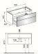 Keuco Тумба под умывальник,, Royal reflex, 34070 570000 цвет: черный