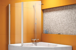 Штока для ванны 140 х 102 см Kolpa-san SOLE TP 102 SILVER PROFILE, профиль серебряный, арт. 514800