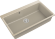 Кухонная мойка Axel 870x520, 1 чаша, Rivelato, Х-90 beige scuro цвет: бежевый