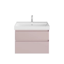 Тумба подвесная с ящиками 70см, Kerama Marazzi Cubo, CUB.70.2\MAL цвет: мальва матовая