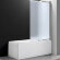 Шторка на ванну SLIDER Хром Cezares - SLIDER-VF-11-100/150-P-Cr