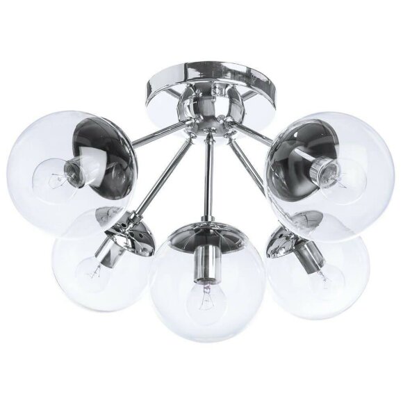 Потолочная люстра, вид лофт BOLLA Arte Lamp цвет:  хром - A1664PL-5CC