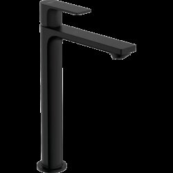 Hansgrohe смеситель для раковины CoolStart со сливным гарнитуром, Rebris E, матовый черный арт. 72591670 Hansgrohe смеситель для раковины CoolStart со сливным гарнитуром, Rebris E, матовый черный арт. 72591670