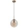 Подвесной светильник, вид современный Tureis Arte Lamp цвет:  янтарный - A9920SP-1PB