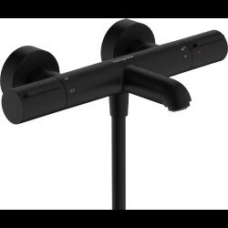 Hansgrohe смеситель для ванны с термостатом, Ecostat, матовый черный арт. 13347670 Hansgrohe смеситель для ванны с термостатом, Ecostat, матовый черный арт. 13347670