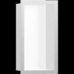 Hansgrohe настенный короб с цветом корпуса и дизайнерской рамой, 30х15х10 см, XtraStoris Individual, матовая нержавеющая сталь арт. 56096800 Hansgrohe настенный короб с цветом корпуса и дизайнерской рамой, 30х15х10 см, XtraStoris Individual, матовая нержавеющая сталь арт. 56096800