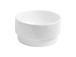Раковина круглая накладн/полувстраиваемая 37*h19, POMO Simas, белая арт. PO 01