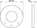 Keuco Настенная розетка круглая для термостата и запорных вентилей 105 мм, Ixmo, 59556 370091 цвет: черный матовый