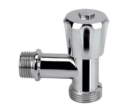 Угловой вентиль для подключения стиральной машины 3/8x3/4 REMER 26538, цвет: хром Угловой вентиль для подключения стиральной машины 3/8x3/4 REMER 26538, цвет: хром