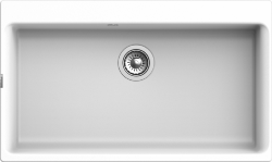 Кухонная мойка Axel 870x520, 1 чаша, Rivelato, Х-90 brina цвет: белый