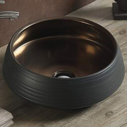 Раковина-чаша черная бронза Comforty  - 00004139777