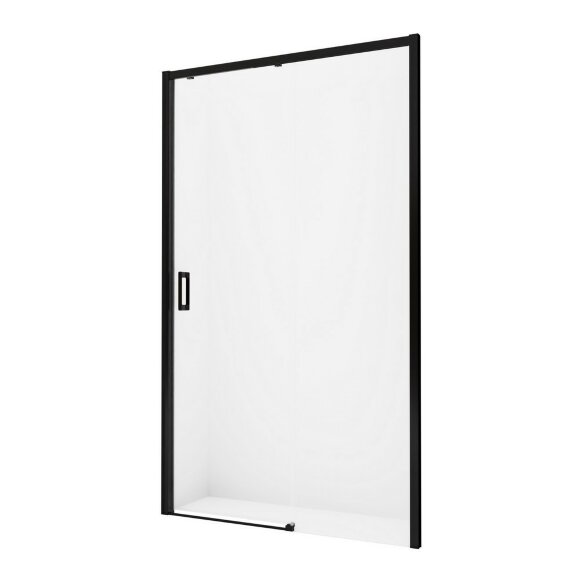 Дверь в нишу 110х200 1/R Prime black New Trendy черный арт. D-0319A