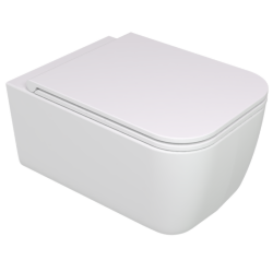 Подвесной унитаз безободковый с микролифтом белый глянец, белый, Brio GSG - BRWCSO000 Подвесной унитаз безободковый с микролифтом белый глянец, белый, Brio GSG - BRWCSO000