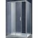 Душевой уголок Vincea (Италия), 150x80 профиль Хром стекло текстурное Alpha - VSR-3AL8015MT