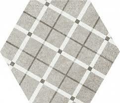 Декор EQUIPE HEXATILE CEMENT 22101 Cement GEO Grey 17,5x20 см Декор EQUIPE HEXATILE CEMENT 22101 Cement GEO Grey 17,5x20 см