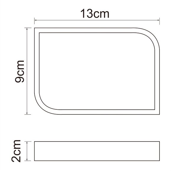 Мыльница Elba K-2729 WasserKRAFT цвет: Черный Мыльница Elba K-2729 WasserKRAFT цвет: Черный